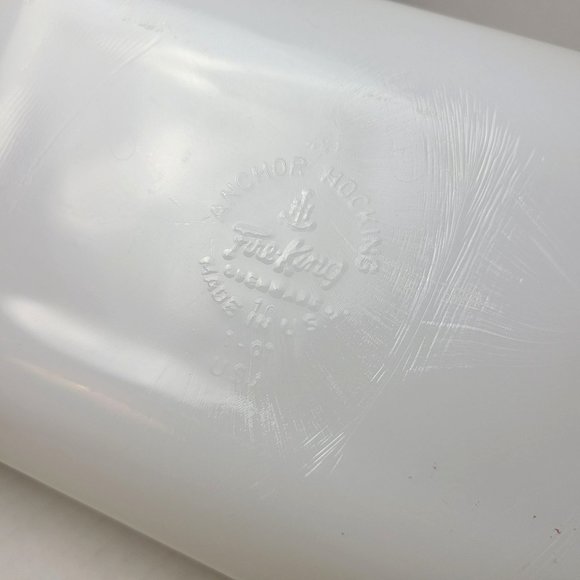 Vintage Anchor Hocking Fire King Candle Glow Casserole Dish Pan 1 Qt #441 - Picture 8 of 8